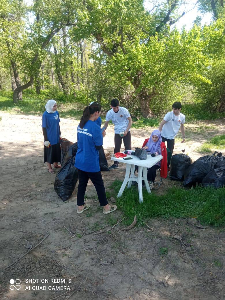 Администрация города совместно с Управлением провели мероприятие по очистке, сбору и сортировке мусора «Чистые Игры».