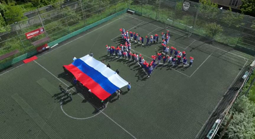 Патриотический флешмоб к 78-летию ВОВ