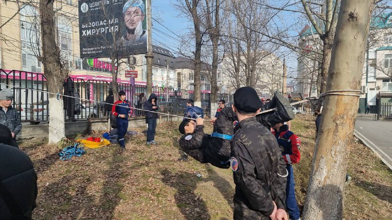 Студенты ПОАНО «НИК» отряда "Молодая Гвардия" приняли участие в квесте по начальной военной подготовке
