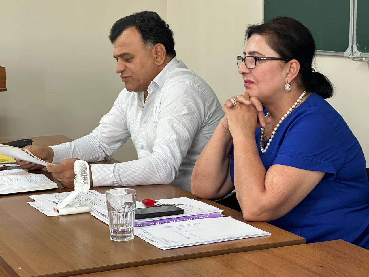 В Национальном инновационном колледже состоялся педагогический совет, на котором подводились итоги учебного года.